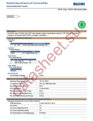 1671A TIN100 datasheet  